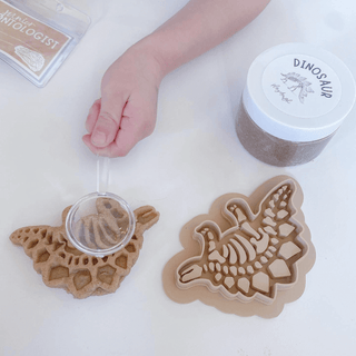 Dinosaur Kit for kids. Dinosaur playdough and cutter