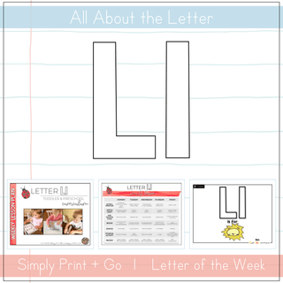 Toddler & Preschool | Letter Ll Curriculum