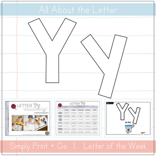 Toddler & Preschool | Letter Yy Curriculum