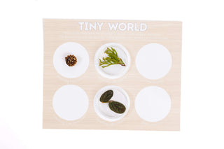 Microscope activity and experiment cards guiding preschoolers in tiny world discovery