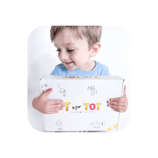 T Is For Tot - Learn & Play Kits For Ages 3-6. Early Childhood Education, Learn Through Play, Best Subscription Box For Kids