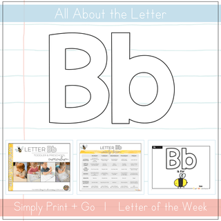 Toddler & Preschool | Letter Bb Curriculum