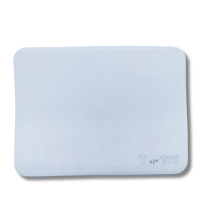 Custom silicone playdough mat designed by T is for Tot playdough and silicone playdough rollers. Ideal for rolling out playdough and creating imaginative designs. Perfect for play-based creativity and learning.