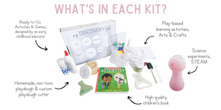 T Is For Tot - Learn & Play Kits For Ages 3-6. Early Childhood Education, Learn Through Play, Best Subscription Box For Kids