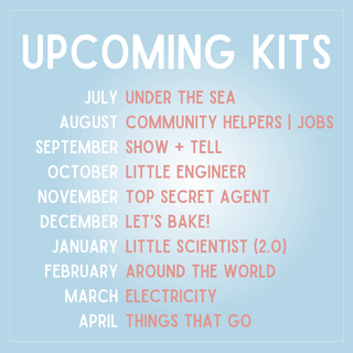 T Is For Tot - Learn & Play Kits For Ages 3-6. Early Childhood Education, Learn Through Play, Best Subscription Box For Kids, Upcoming Kits