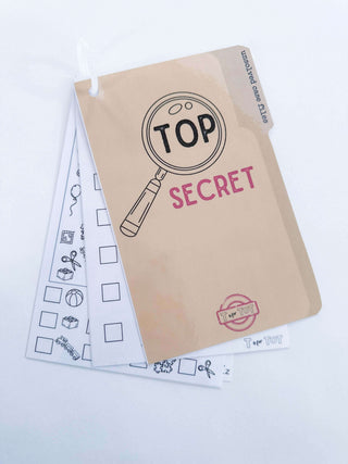 Interactive Spy Kit for Toddlers and Preschoolers - T Is For Tot Top Secret Agent Kit