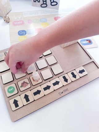 Wooden Coding Game for Young Learners