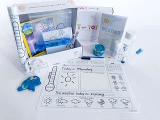 Complete Weather Kit for Kids by T Is For Tot - Educational Weather Learning Toy