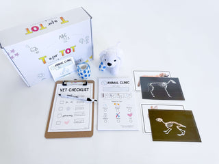 Montessori-Inspired Vet Kit for Kids - T Is For Tot