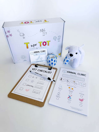 Sensory Play Vet Kit for Toddlers - Hands-On Veterinary Activities with T Is For Tot