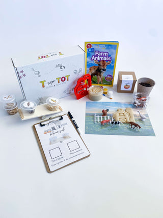 On the Farm Kit Subscription Box for kids ages 3-6