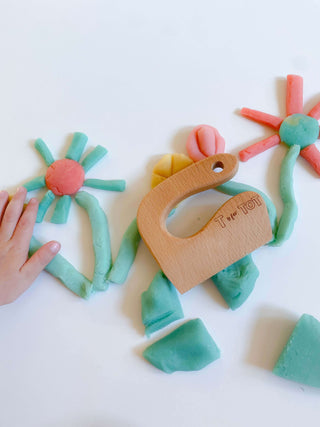 Playdough Wood Cutter for fine motor development ages 3-6