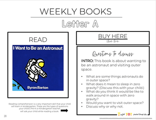 Toddler & Preschool | Letter Aa Curriculum.