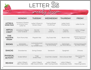 Toddler & Preschool | Letter Ss Curriculum.