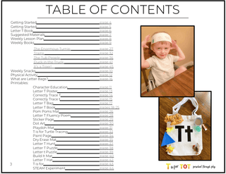 Toddler & Preschool | Letter Tt Curriculum.