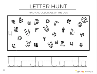 Toddler & Preschool | Letter Uu Curriculum.