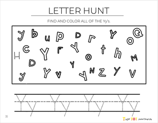 Toddler & Preschool | Letter Yy Curriculum.