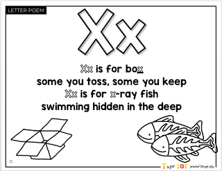 Toddler & Preschool | Letter Xx Curriculum.