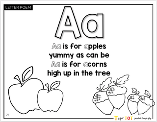Toddler & Preschool | Letter Aa Curriculum.