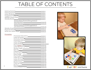 Toddler & Preschool | Letter Bb Curriculum.