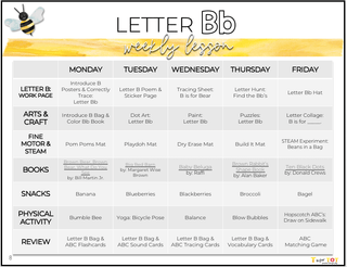Toddler & Preschool | Letter Bb Curriculum.