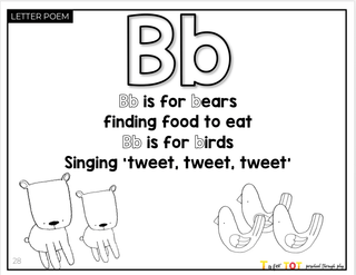 Toddler & Preschool | Letter Bb Curriculum.