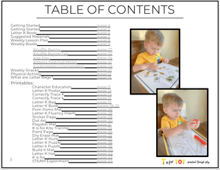 Toddler & Preschool | Letter Kk Curriculum.