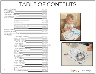 Toddler & Preschool | Letter Qq Curriculum.