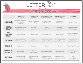 Toddler & Preschool | Letter Rr Curriculum.