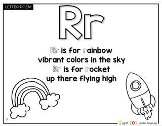 Toddler & Preschool | Letter Rr Curriculum.