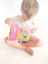 Preschoolers reading a book enhancing early childhood development