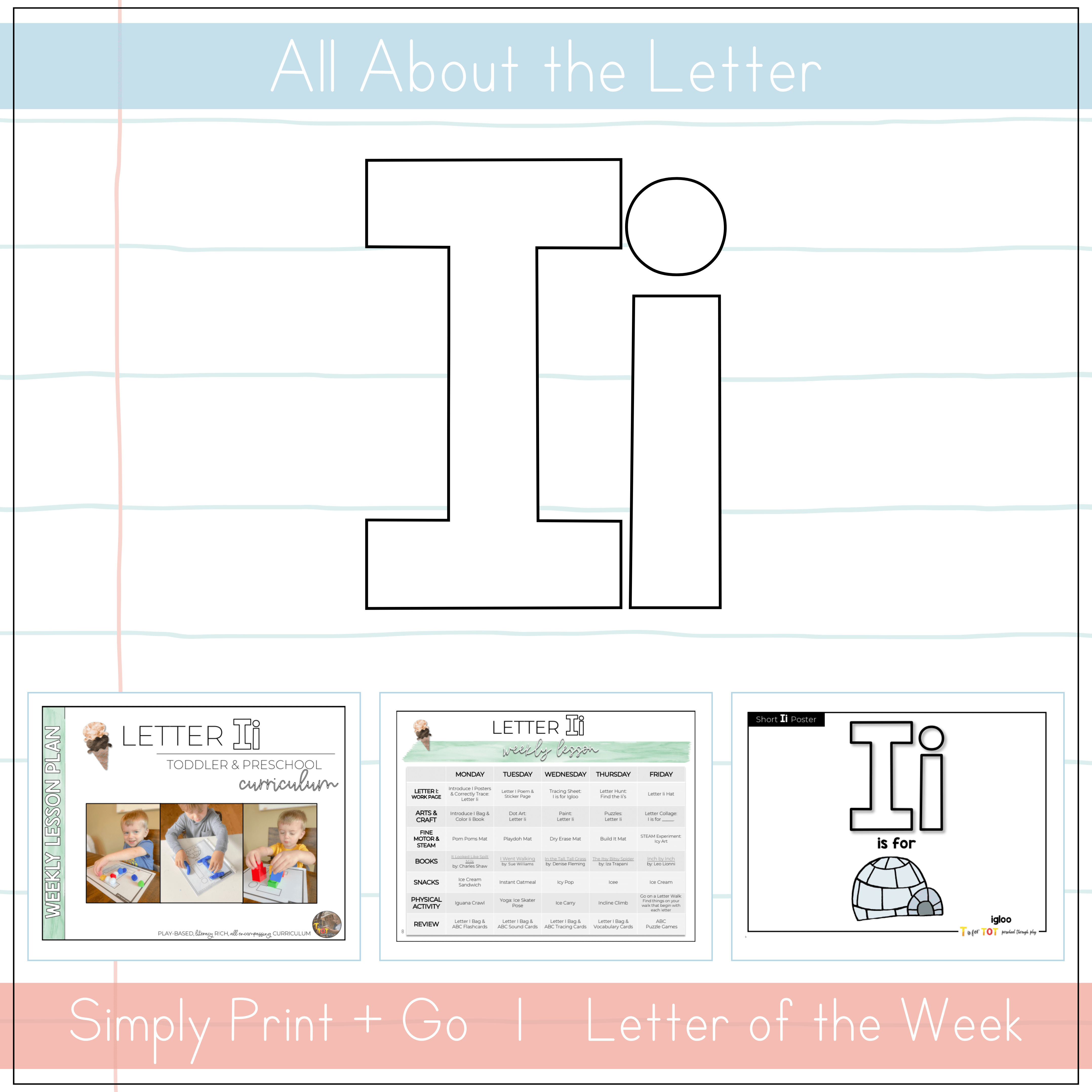 Toddler & Preschool | Letter Ii Curriculum