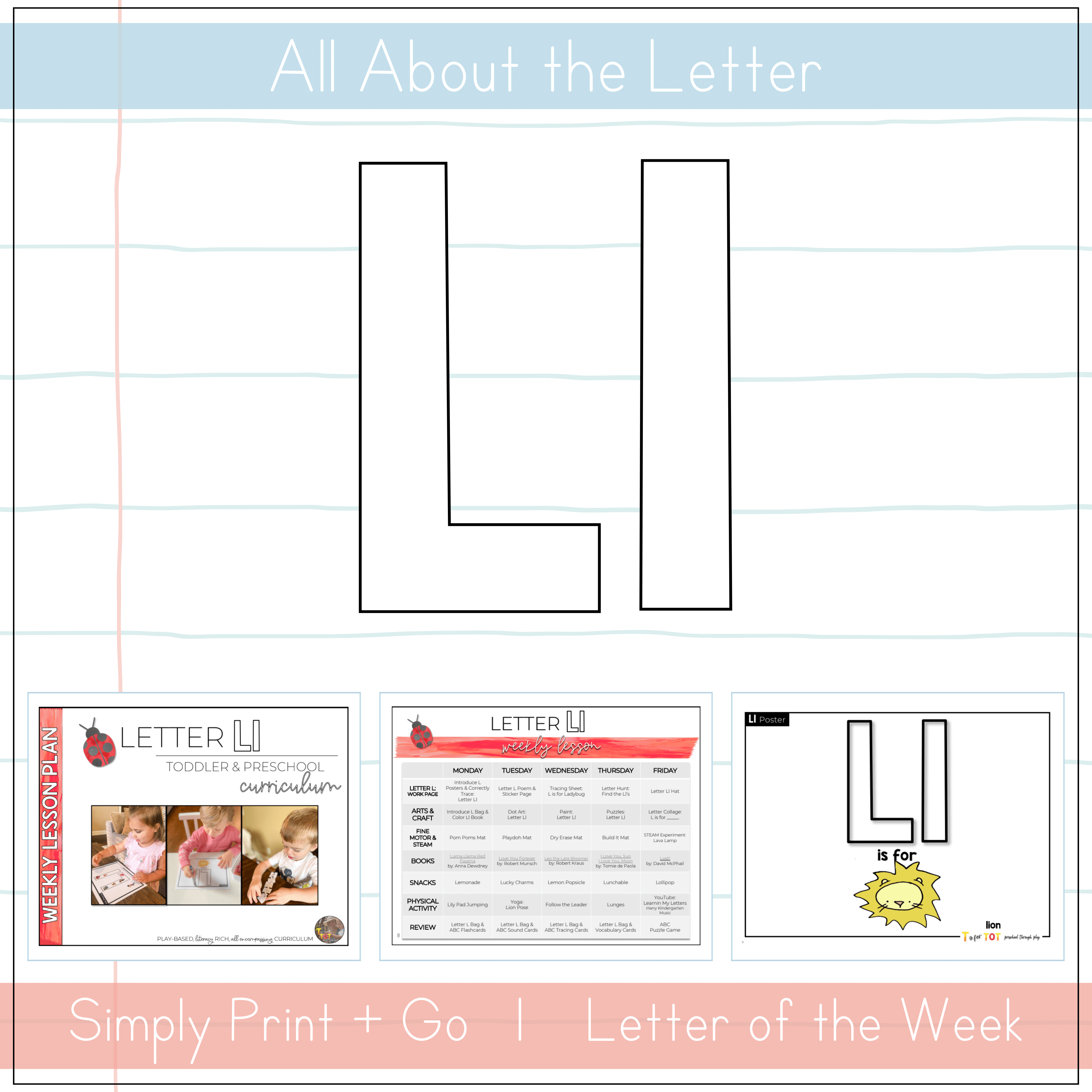 Toddler & Preschool | Letter Ll Curriculum