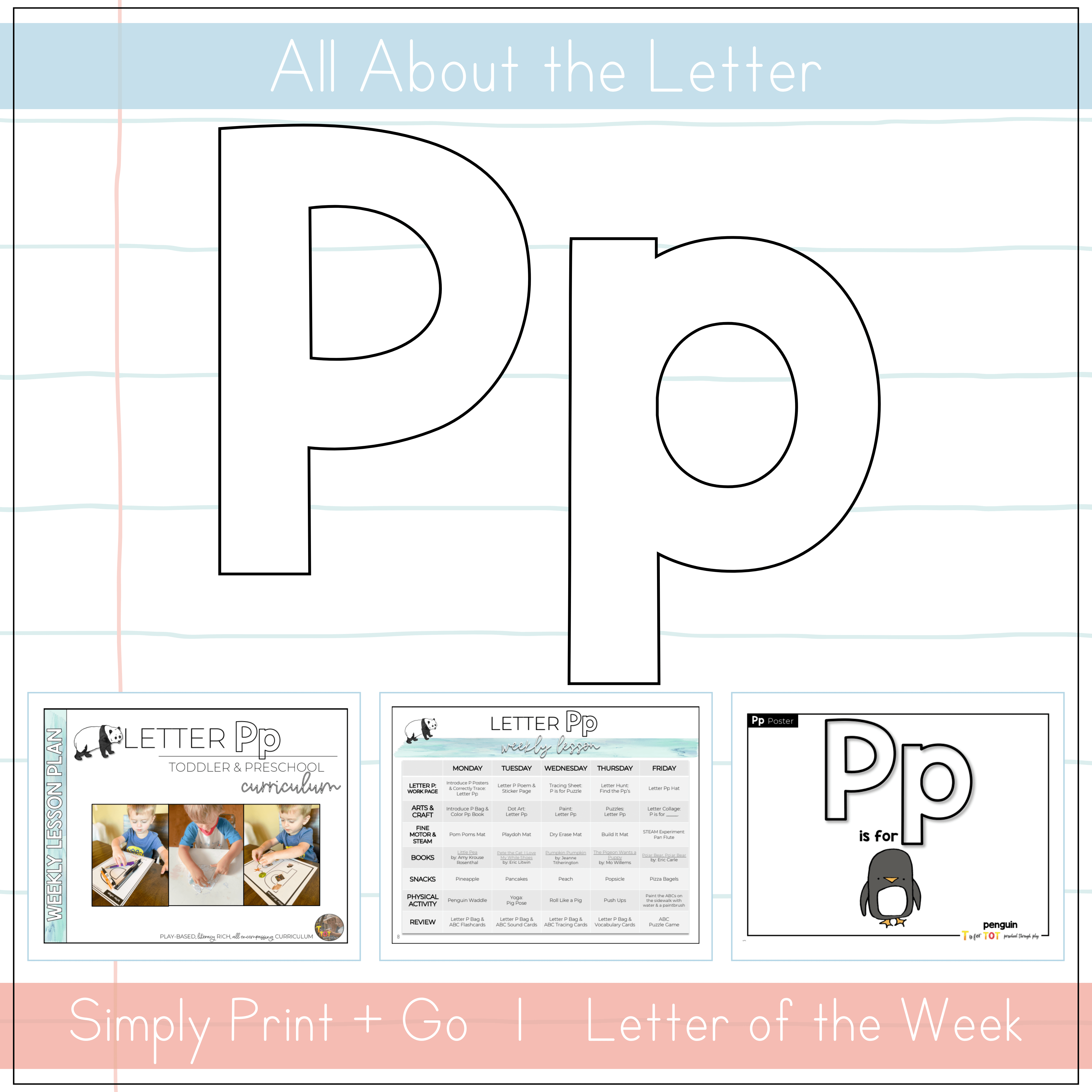 Toddler & Preschool | Letter Pp Curriculum
