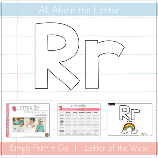 Toddler & Preschool | Letter Rr Curriculum