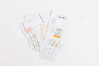 Library activity notepad supporting preschool literacy and early learning practice