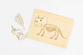 Chunky wooden dinosaur puzzle supporting preschool fine motor and problem-solving skills