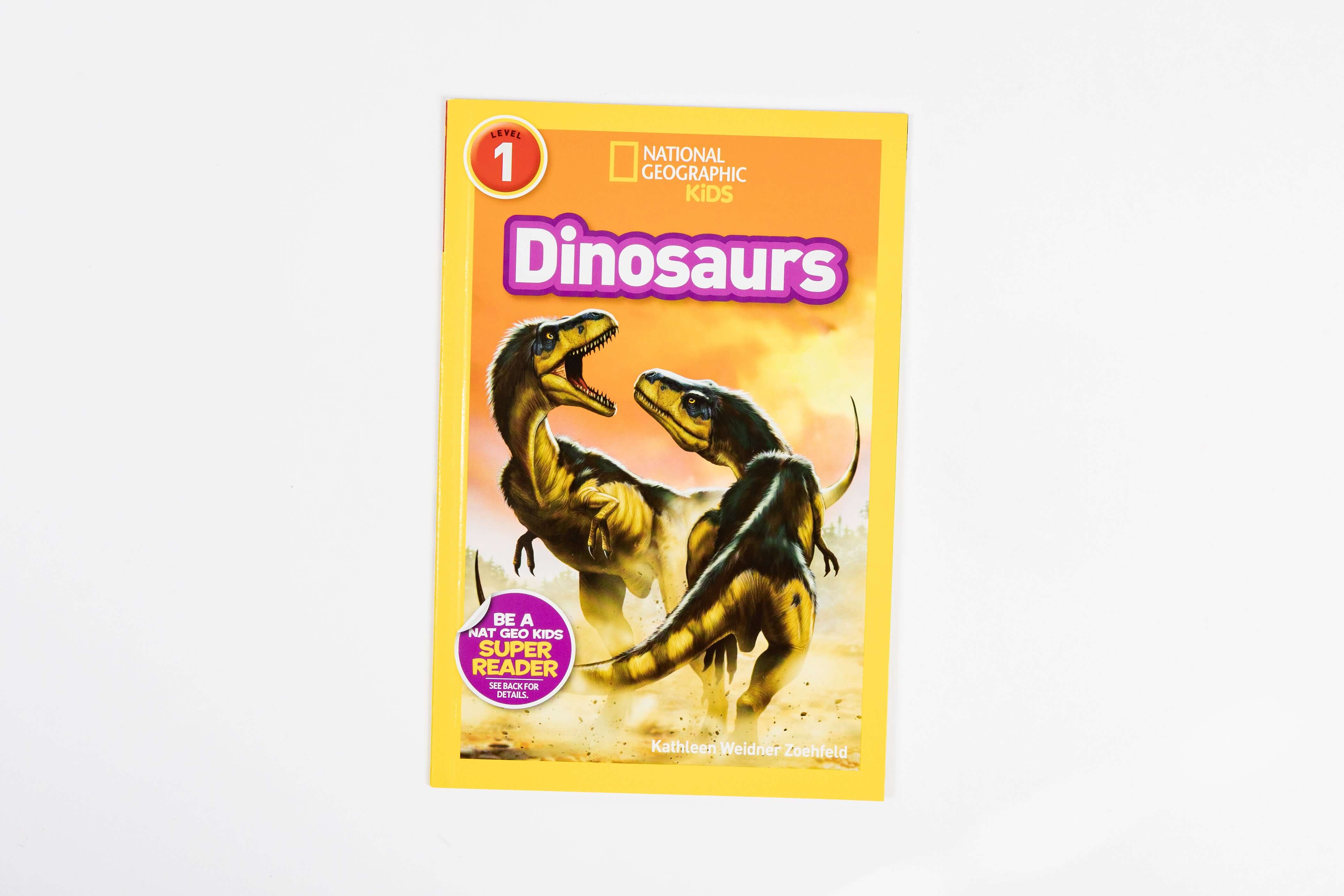 Preschool dinosaur book encouraging early reading and science curiosity