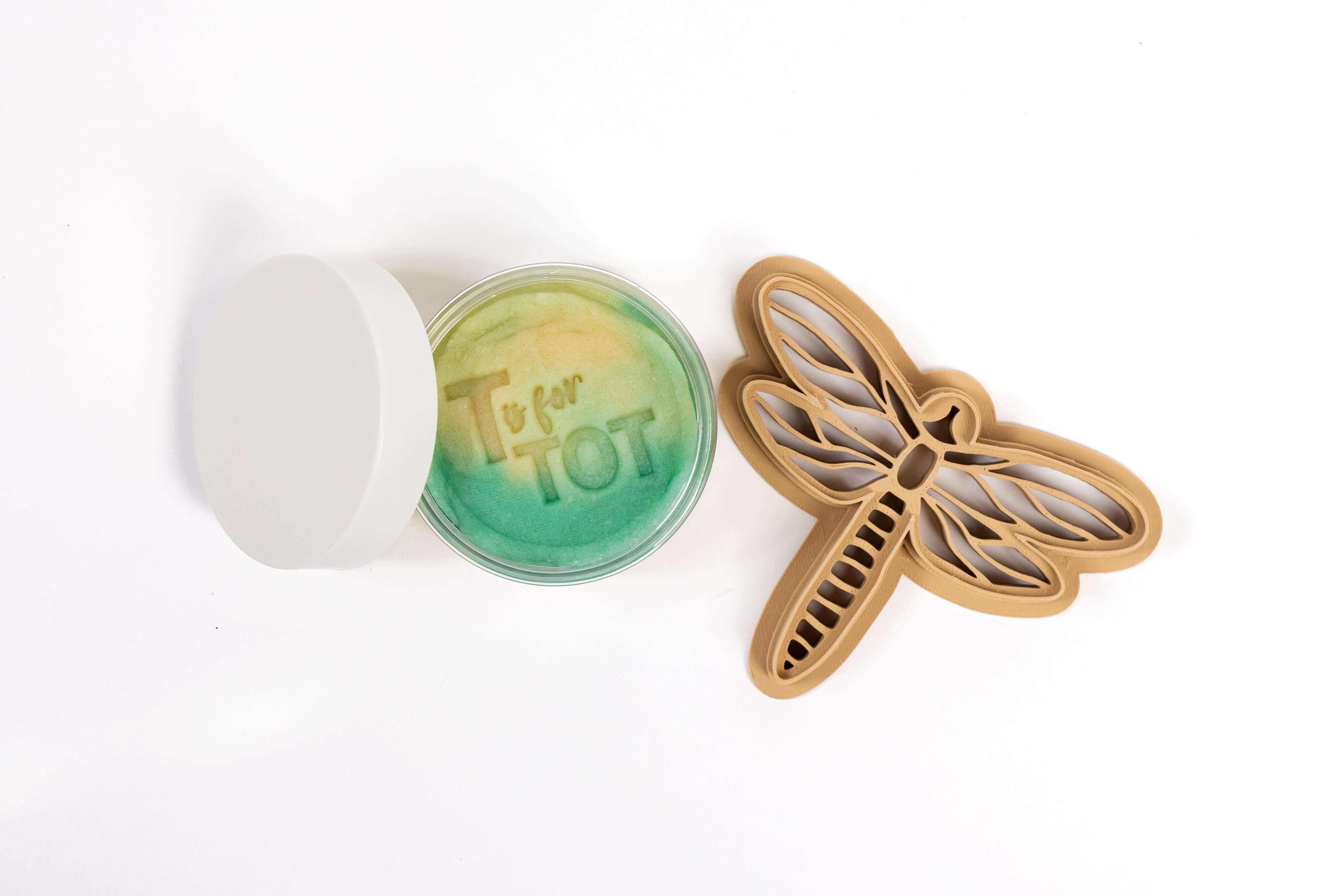 Butterfly playdough activity supporting preschool fine motor and sensory development