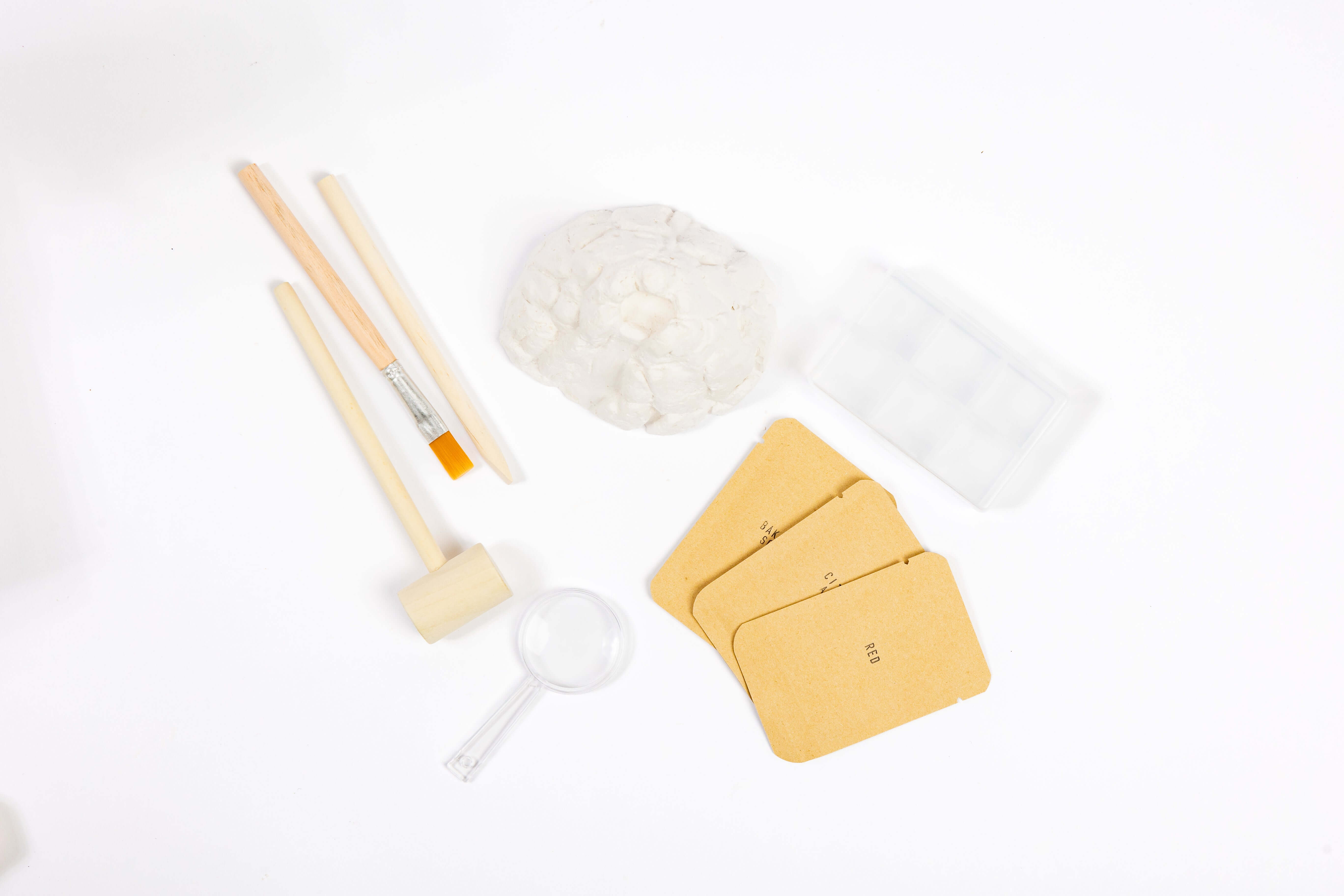 Preschool volcano science activity using digging tools for early geology exploration