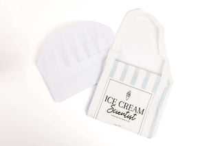 Chef hat and apron used for preschool role-play during hands-on science activities