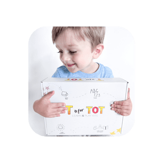 T Is For Tot - Learn & Play Kits For Ages 3-6. Early Childhood Education, Learn Through Play, Best Subscription Box For Kids