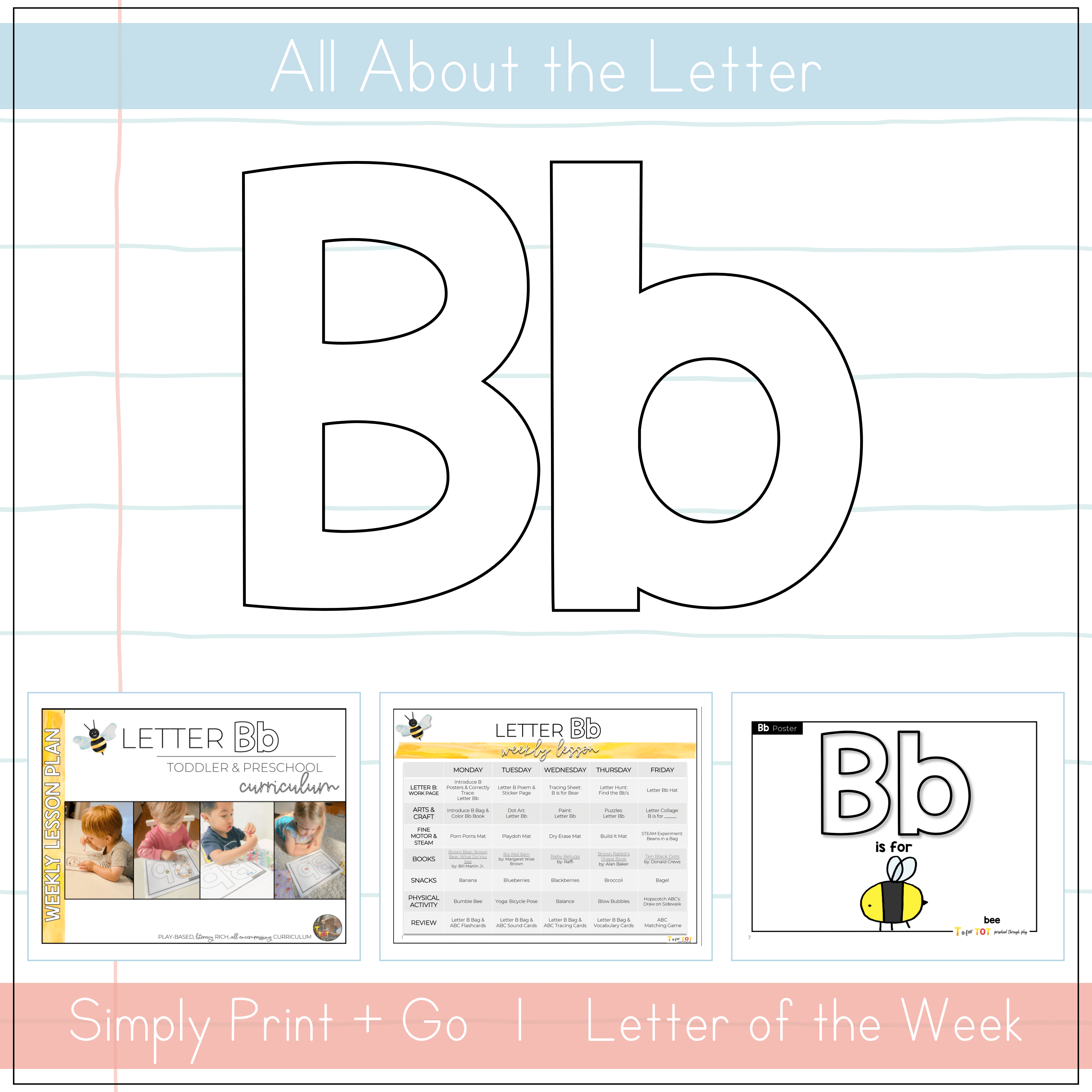 Toddler & Preschool | Letter Bb Curriculum