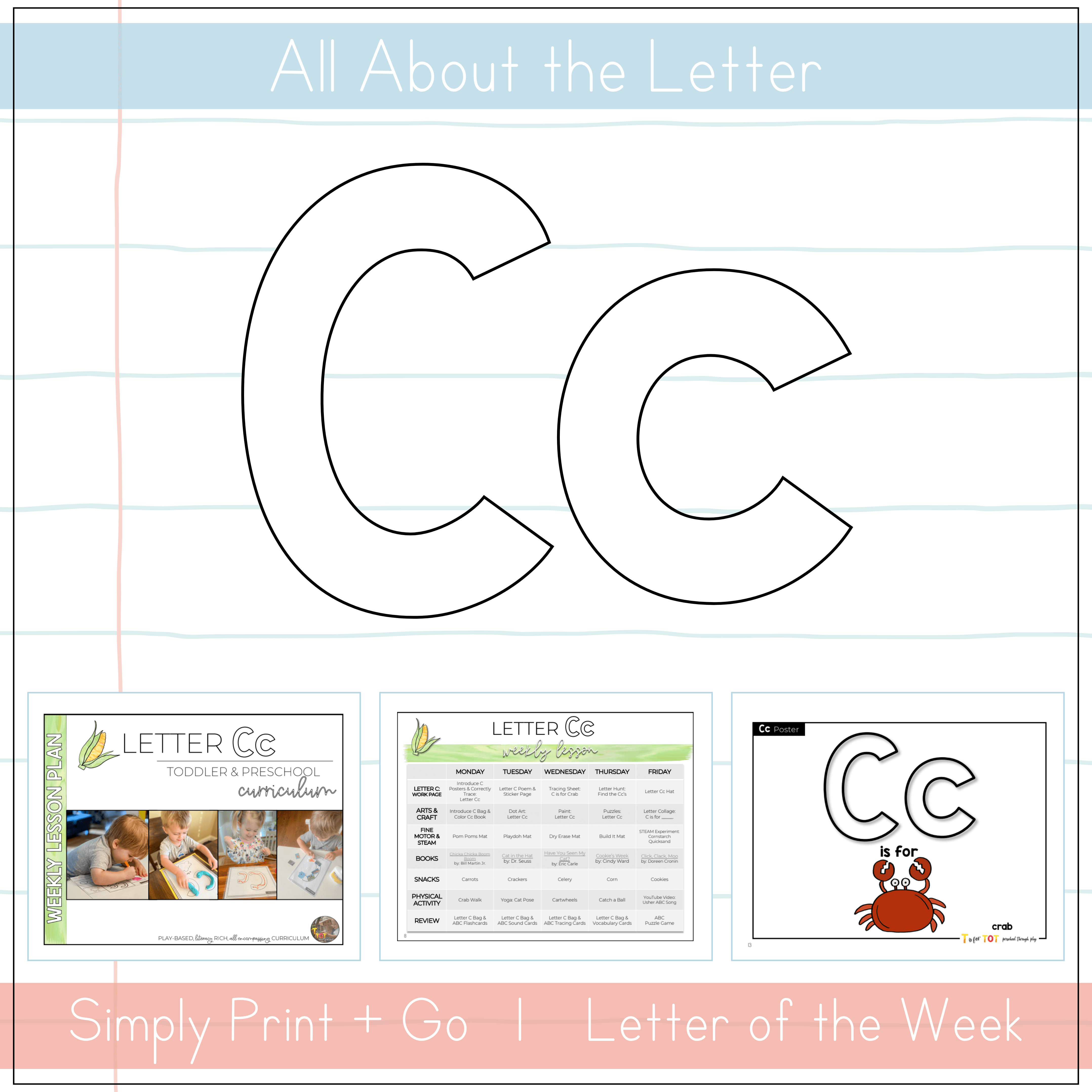 Toddler & Preschool | Letter Cc Curriculum