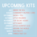 T Is For Tot - Learn & Play Kits For Ages 3-6. Early Childhood Education, Learn Through Play, Best Subscription Box For Kids, Upcoming Kits