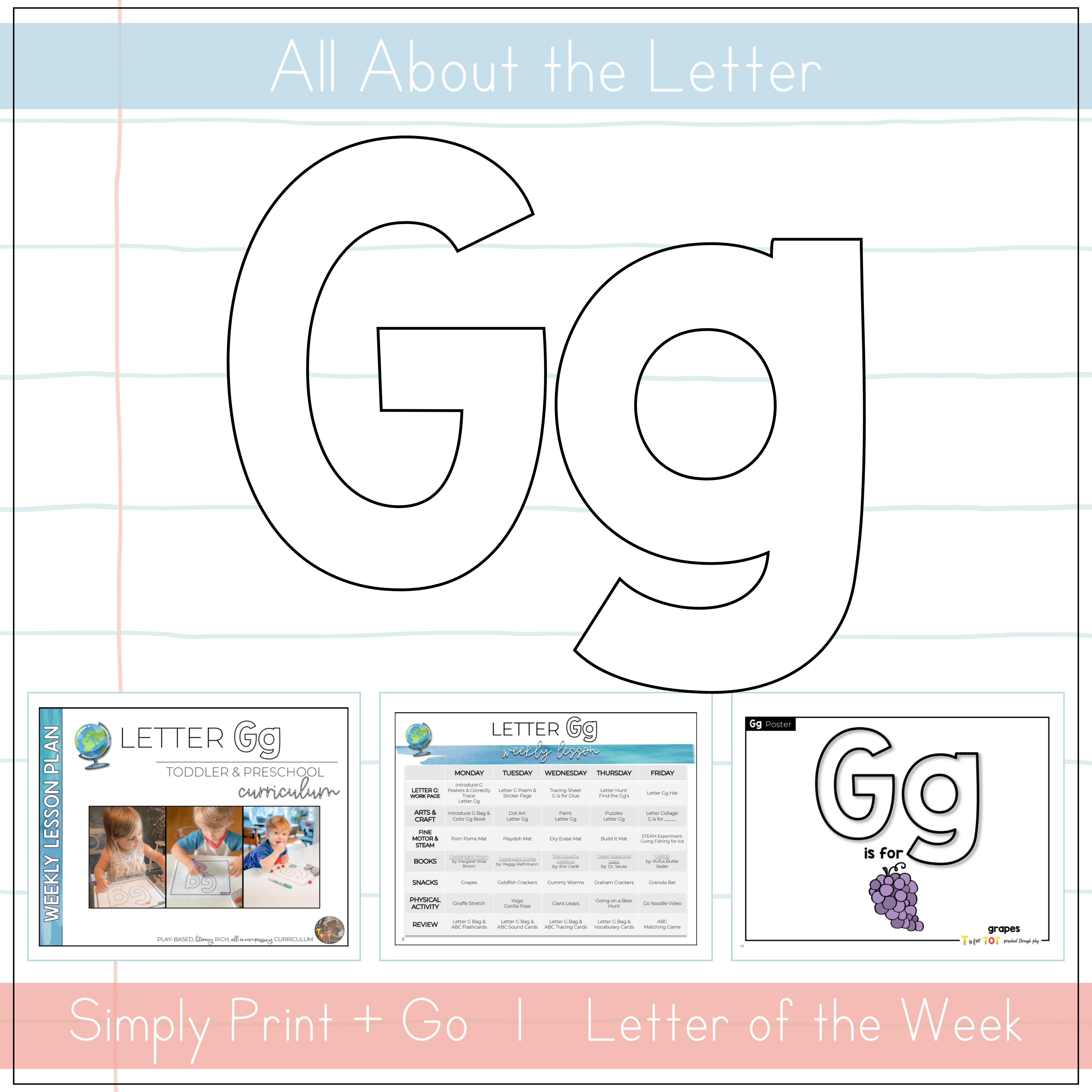Toddler & Preschool | Letter Gg Curriculum