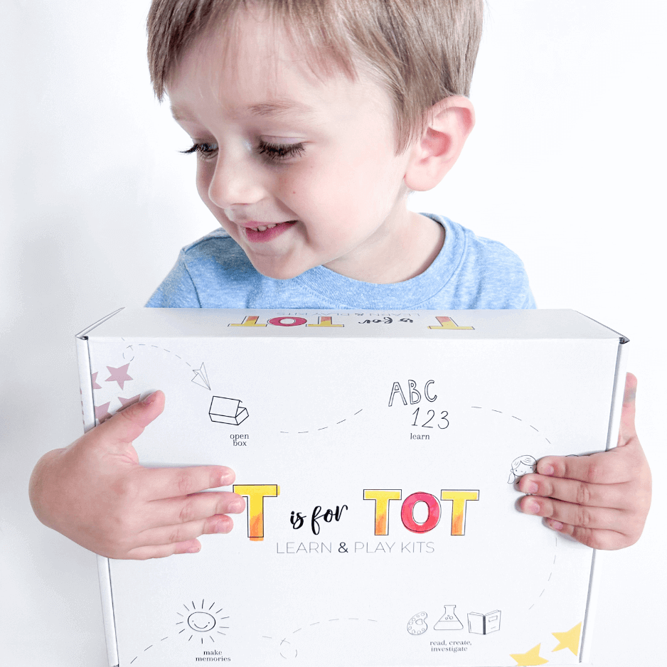 T Is For Tot - Learn & Play Kits For Ages 3-6. Early Childhood Education, Learn Through Play, Best Subscription Box For Kids