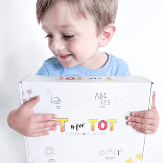 T Is For Tot - Learn & Play Kits For Ages 3-6. Early Childhood Education, Learn Through Play, Best Subscription Box For Kids