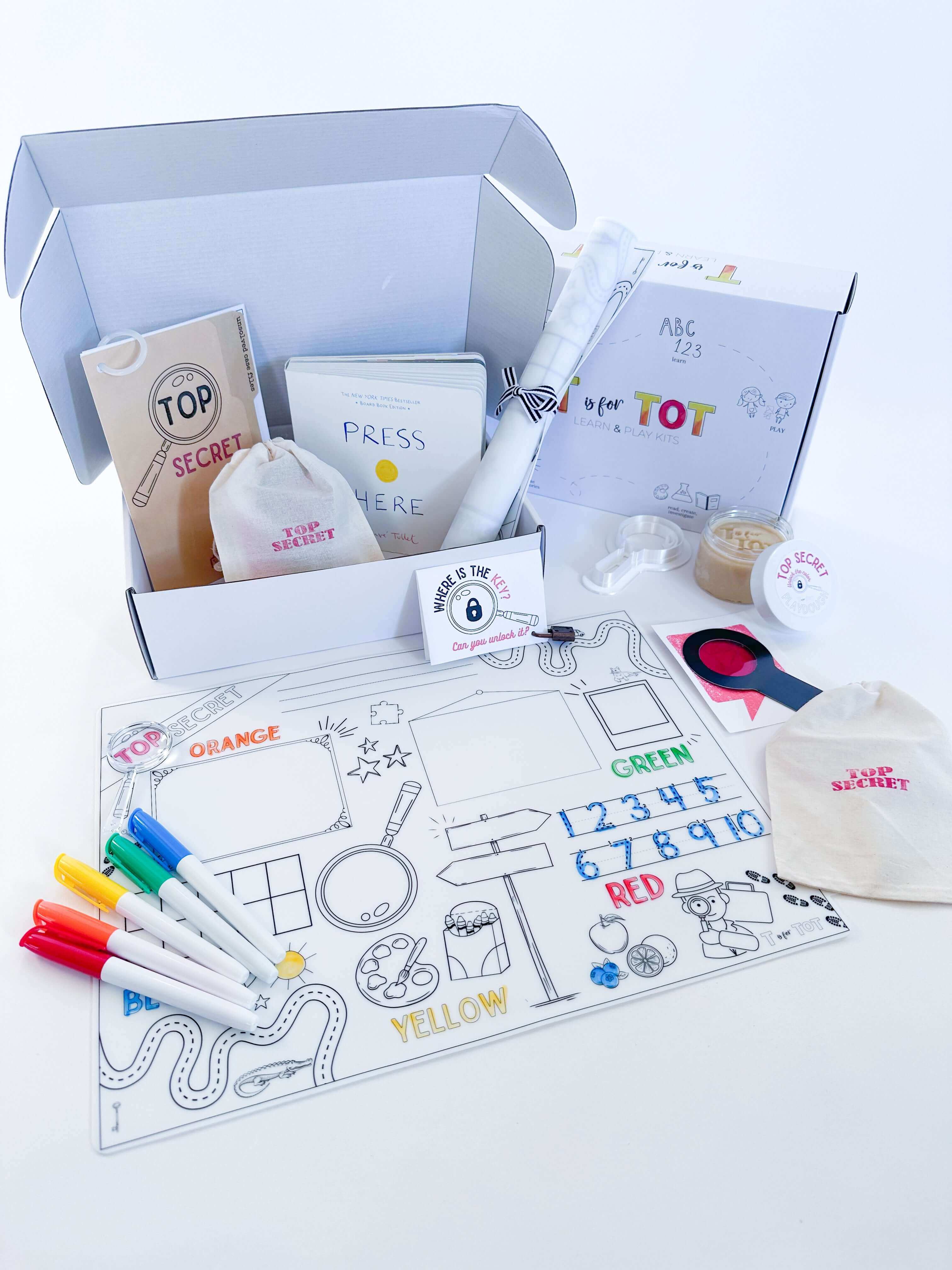 Top Secret Agent Kit for Toddlers Aged 3-6 - T Is For Tot Educational Toy