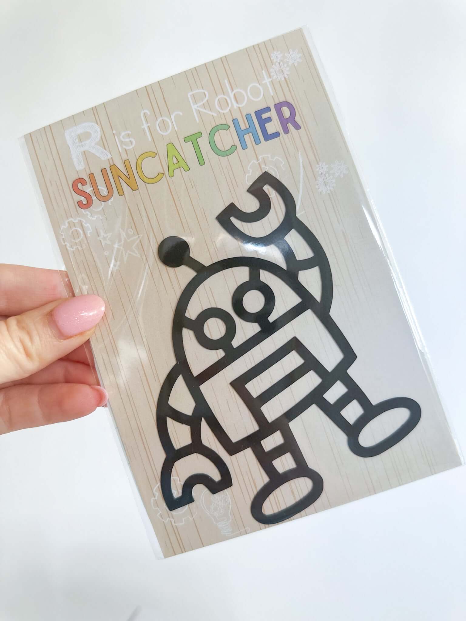 Robot Suncatcher Activity 